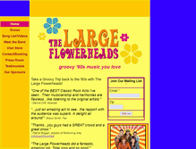 Tablet Screenshot of largeflowerheads.com